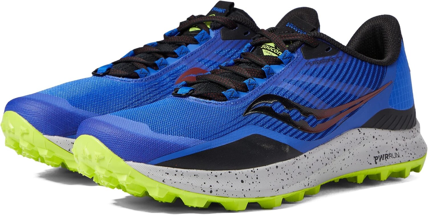 

Кроссовки Peregrine 12 Saucony, цвет Blue Raz/Acid