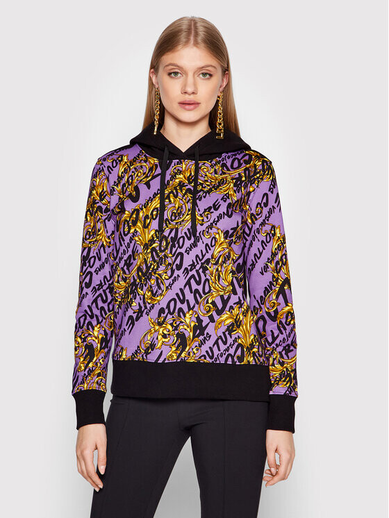 

Толстовка обычного кроя Versace Jeans Couture, фиолетовый