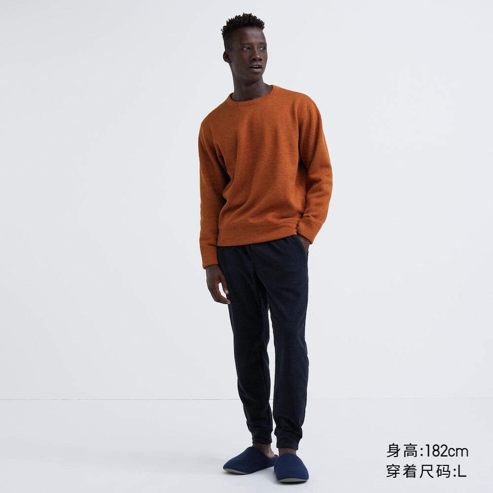 

Костюм Uniqlo флисовый c длинныйми рукавами, темно-оранжевый