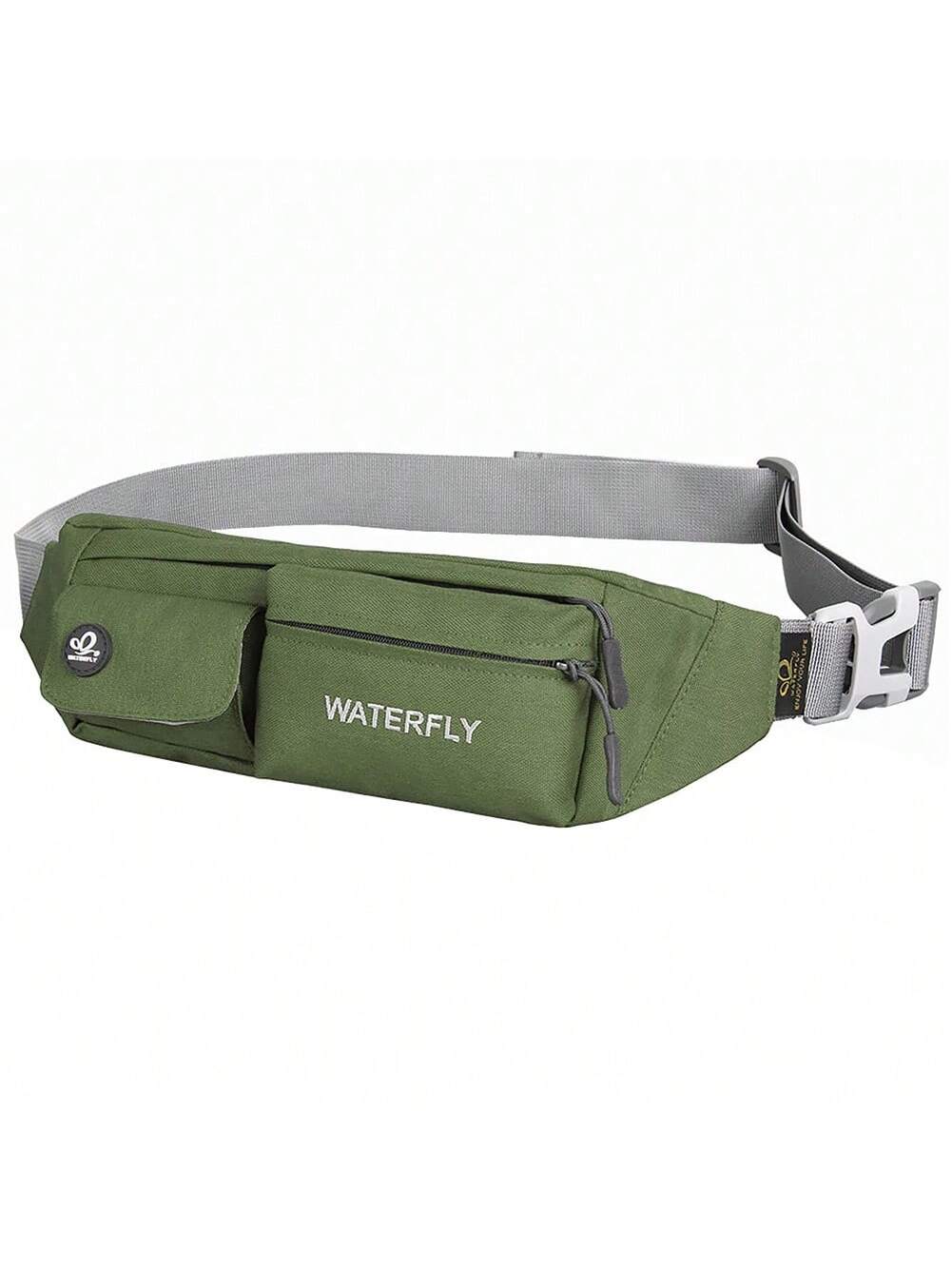 Поясная сумка WATERFLY для женщин и мужчин, зеленый поясная сумка telena для женщин и мужчин армейский зеленый