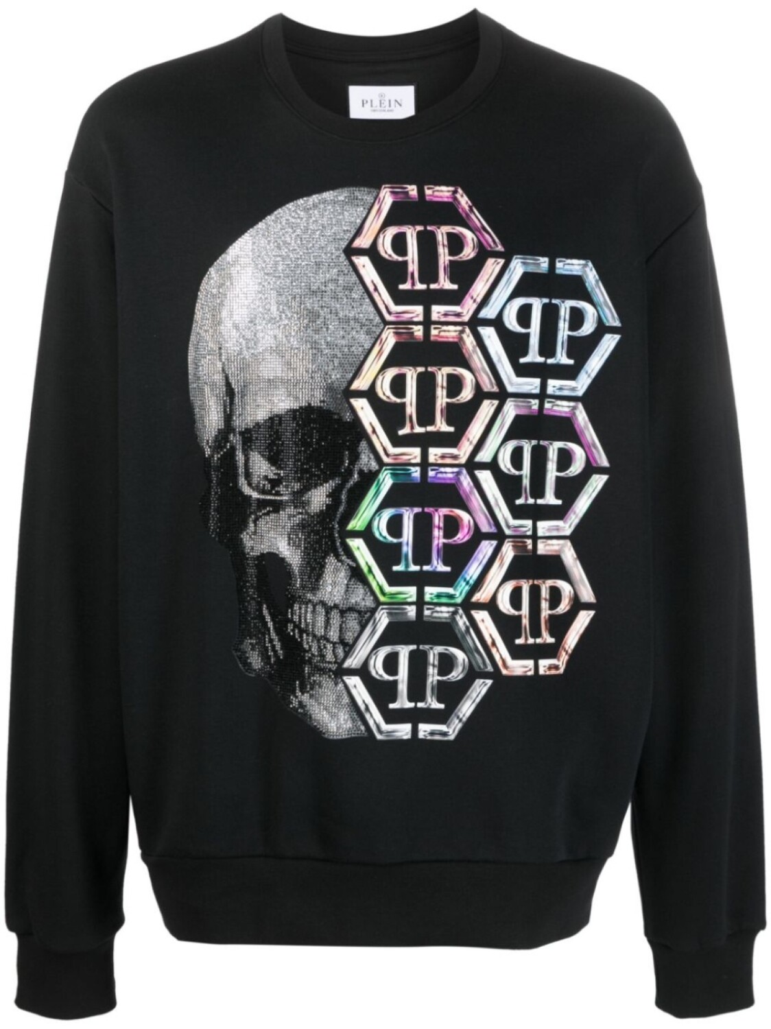 

Philipp Plein толстовка Skull and Plein, черный