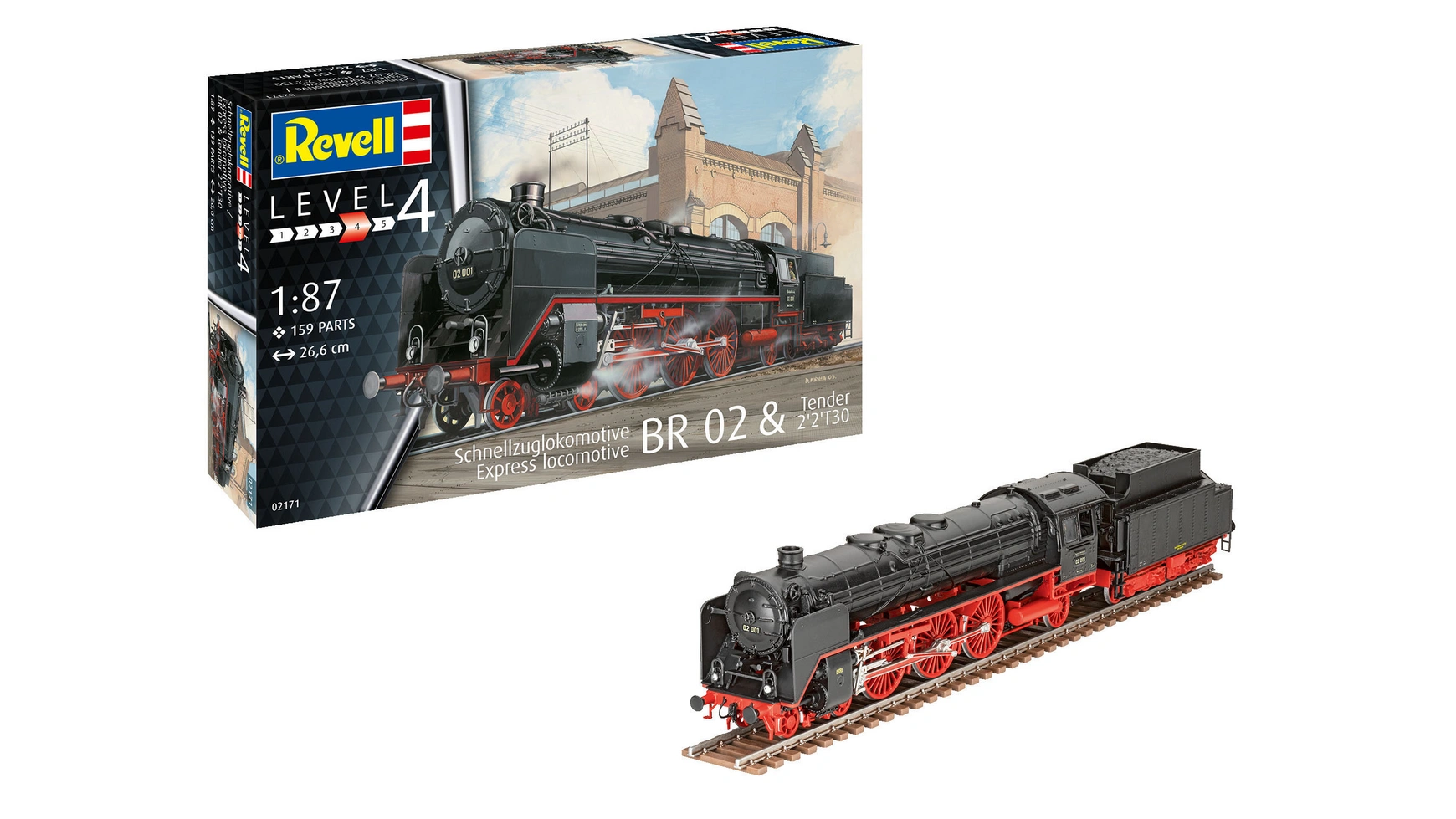 

Revell Локомотив-экспресс БР 02 и тендер 2'2'Т30
