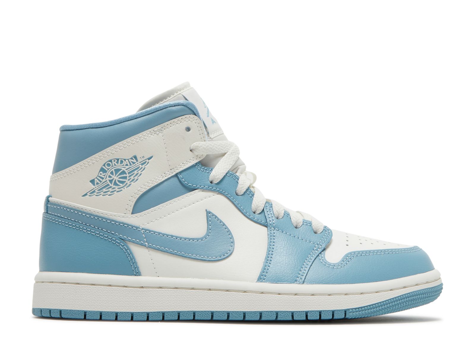 

Кроссовки Air Jordan Wmns Air Jordan 1 Mid 'University Blue', белый