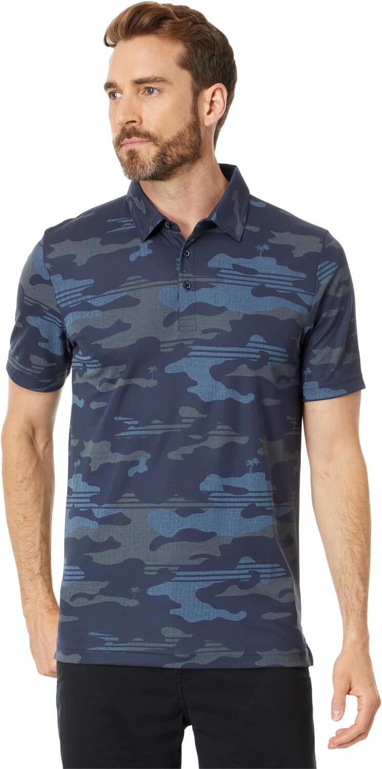 

Рубашка-поло Beachside Stealth No Logo TravisMathew, цвет Blue Nights