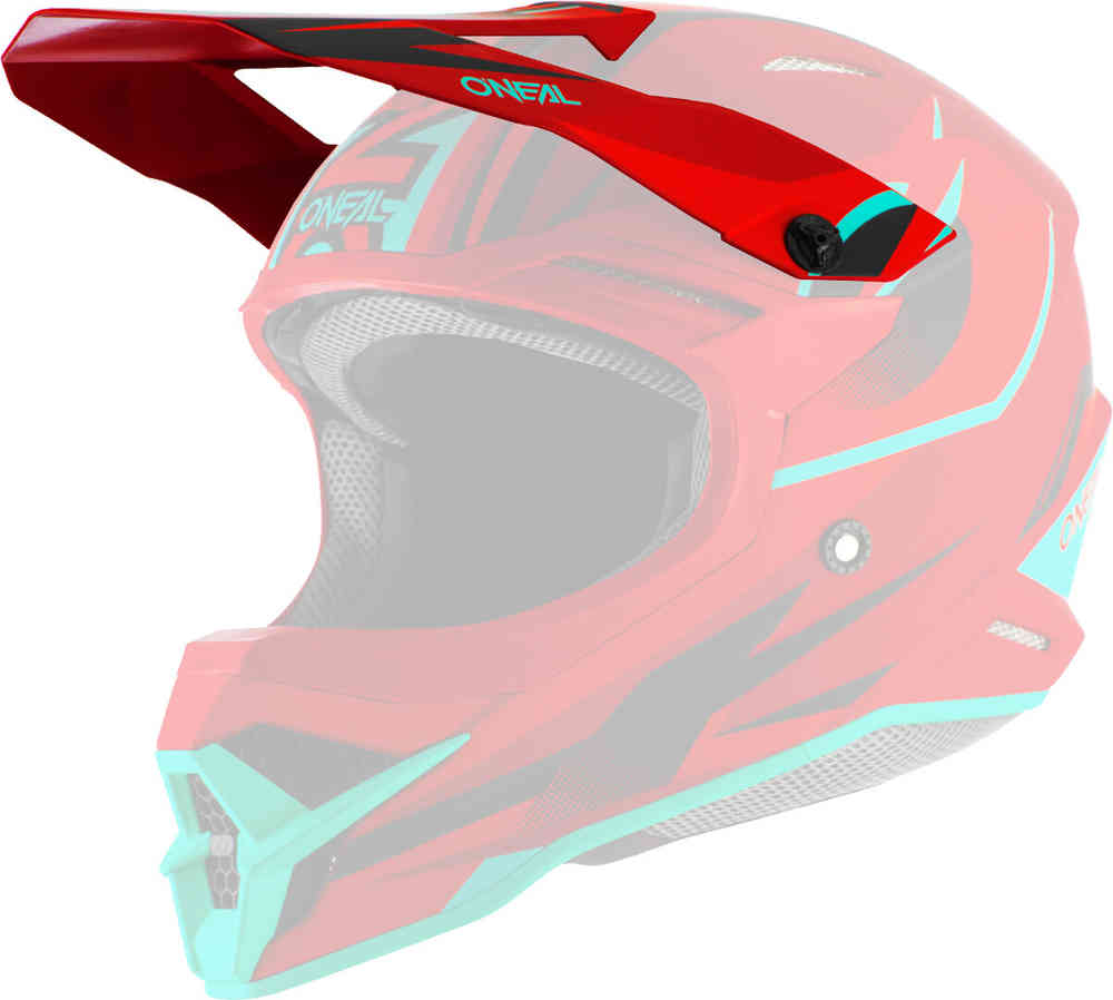 3series вертикальный козырек для шлема oneal синий 3Series Riff 2.0 Шлем Пик Oneal, красный