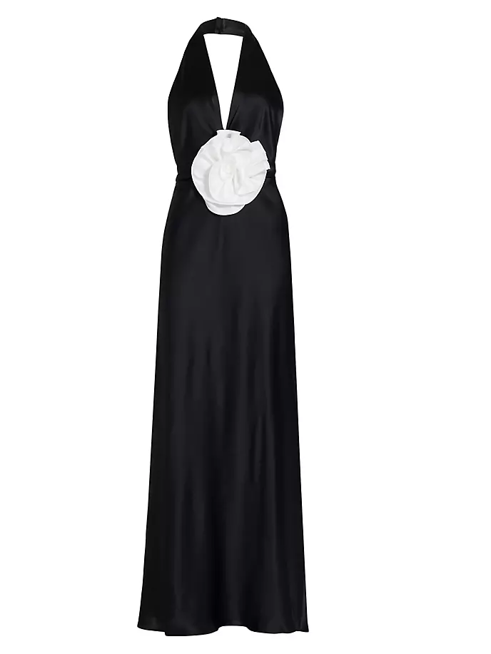 цена Вечернее платье с бретельками Grayson Rosette The Bar, цвет noir