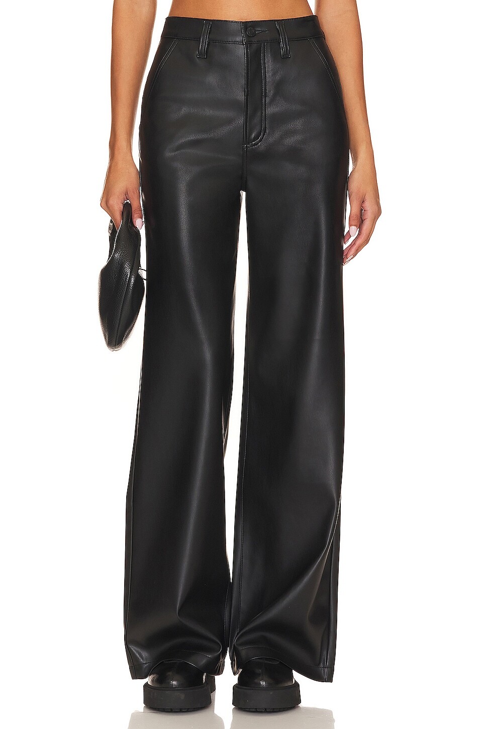 

Брюки PISTOLA Lana Trouser Tailored High Rise Ultra Wide Leg, цвет Slate Black