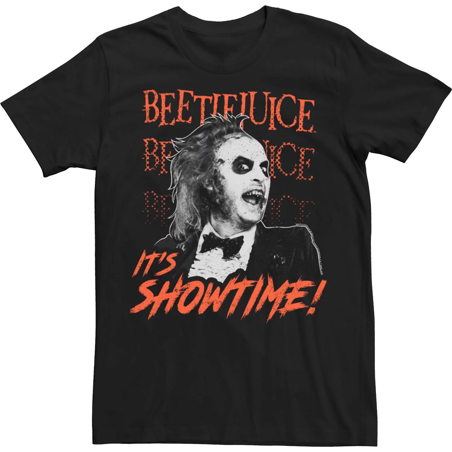 

Мужская футболка Beetlejuice It's Showtime Movie Quote Licensed Character