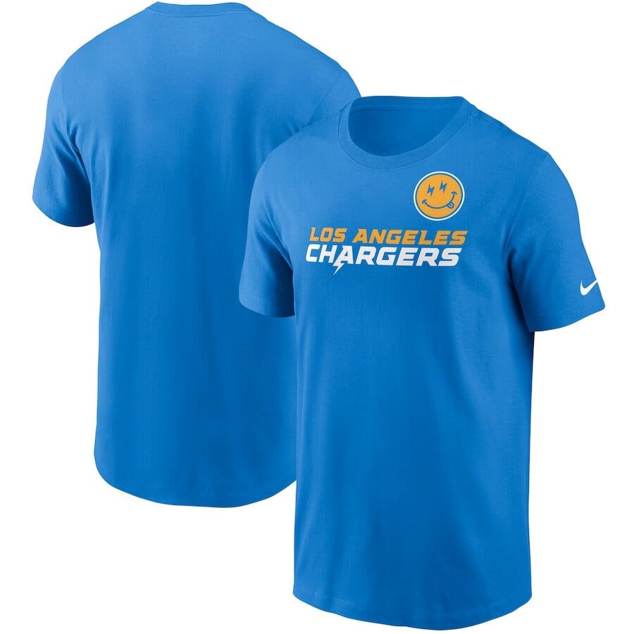 

Футболка с коротким рукавом Nike Los Angeles Chargers, синий