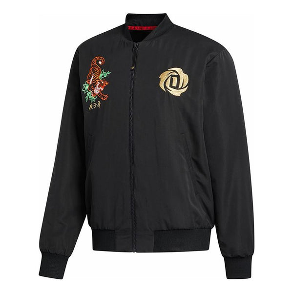цена Куртка adidas Cny Rose Jkt Basketball Sports Jacket Black, черный