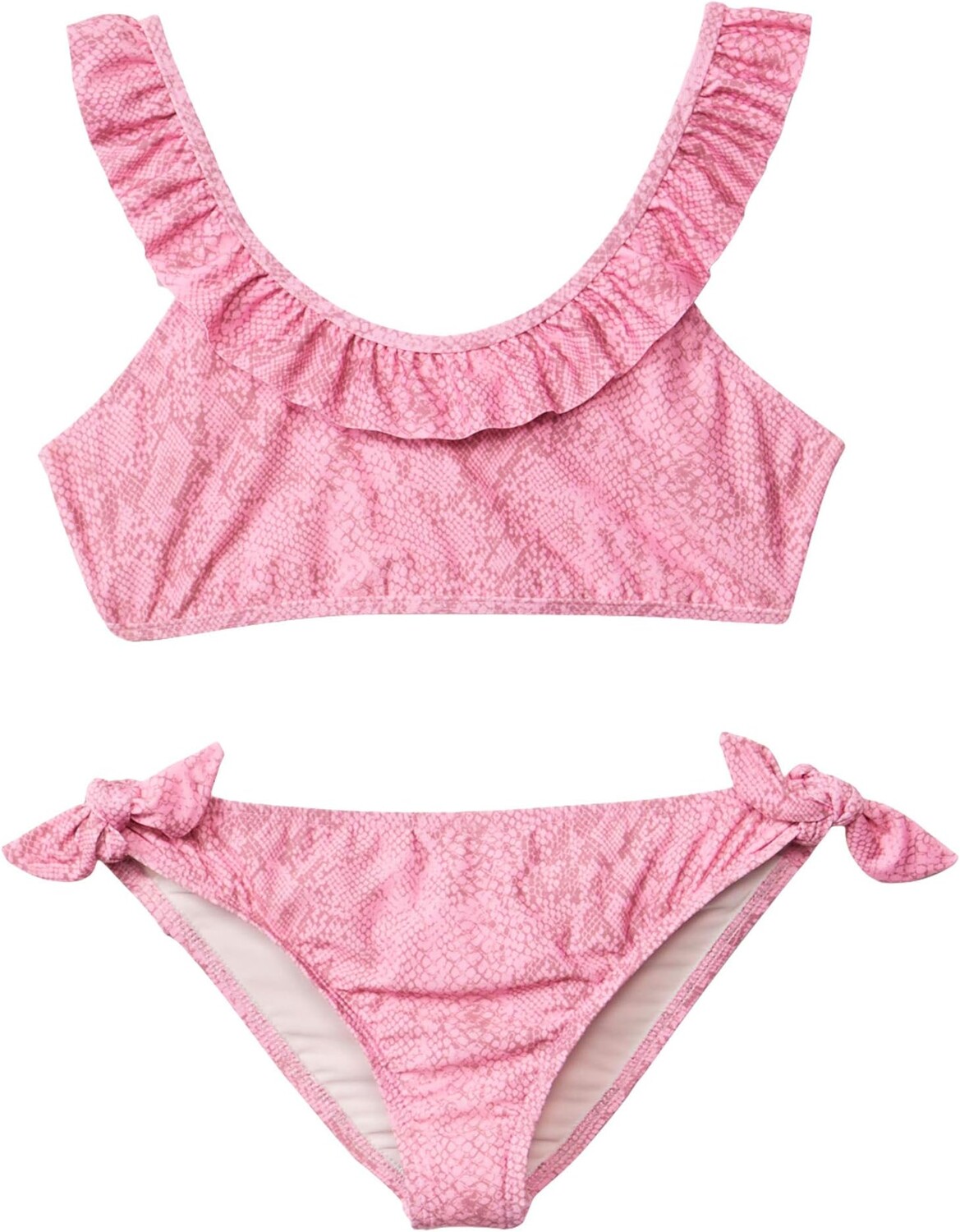 

Купальник Splendid Littles Charmer Ruffle Bralette and Side Tie Pant, розовый