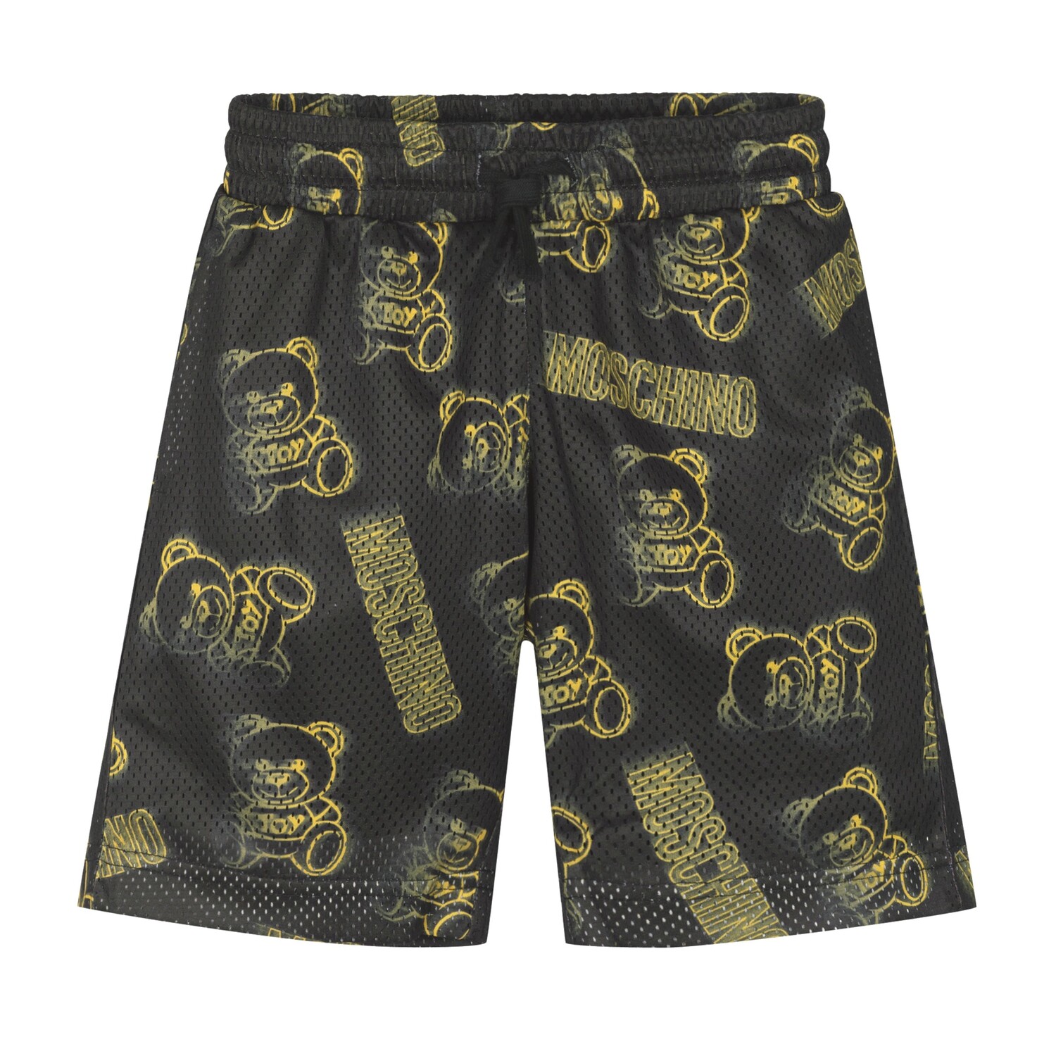 

Черные шорты с логотипом Teddy Bear Moschino, черный