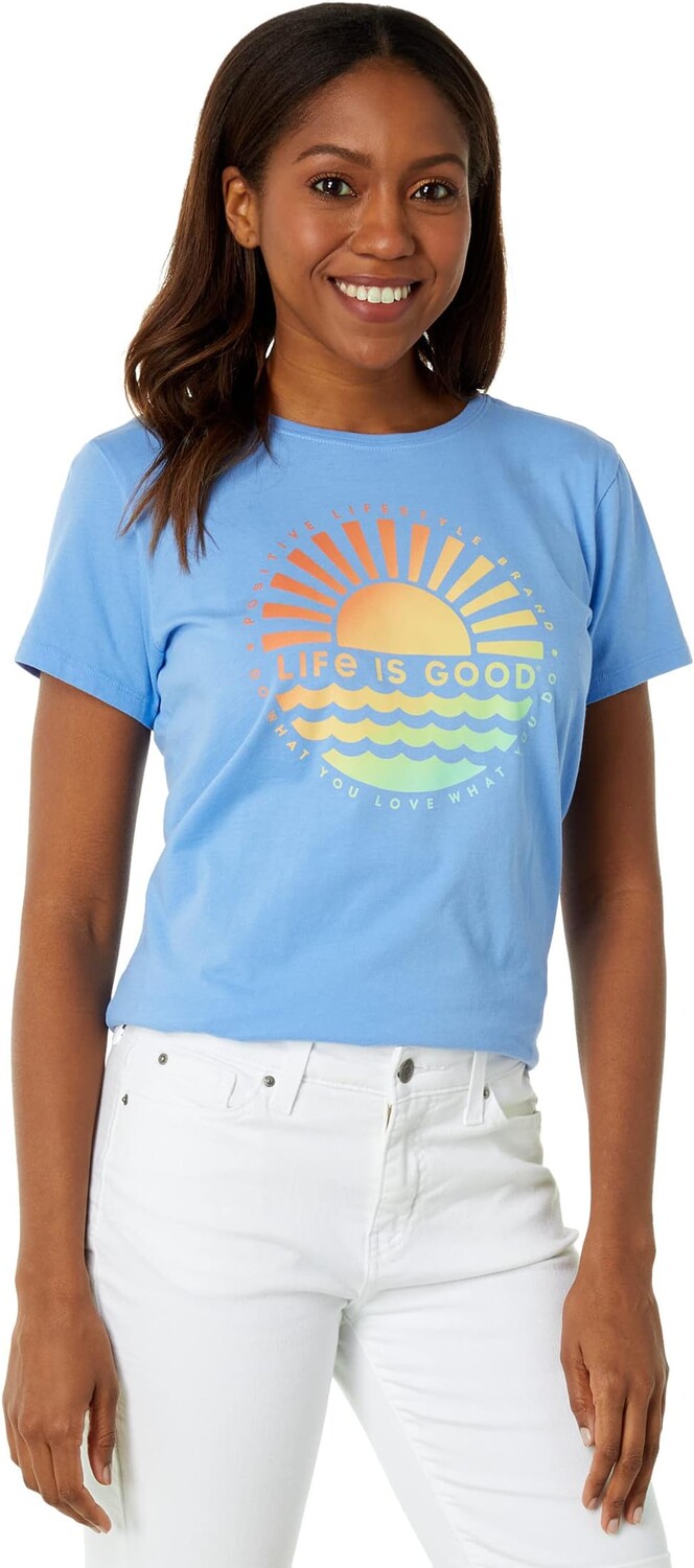 

Футболка Sunset on the Water Crusher-Lite Life is Good, цвет Cornflower Blue