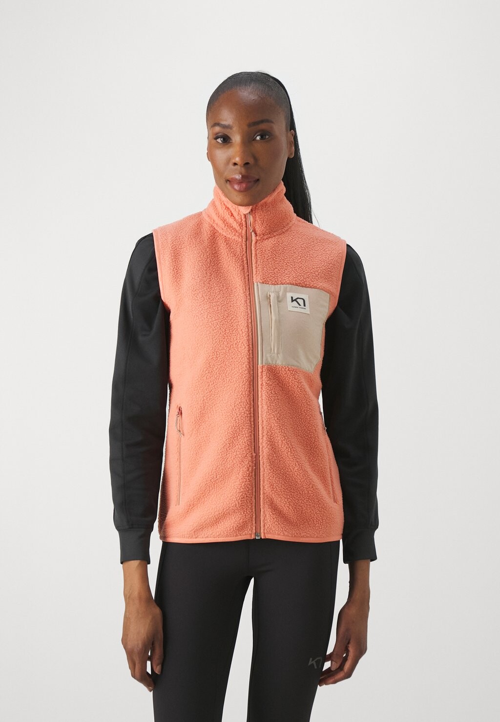 

Жилет ROTHE VEST Kari Traa, цвет peach pink