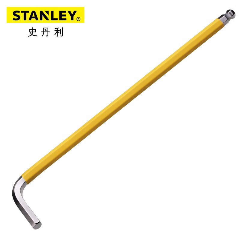 Stanley 94-500-23 метрический противоскользящий шестигранный ключ с удлиненной шаровой головкой, 1,5 мм