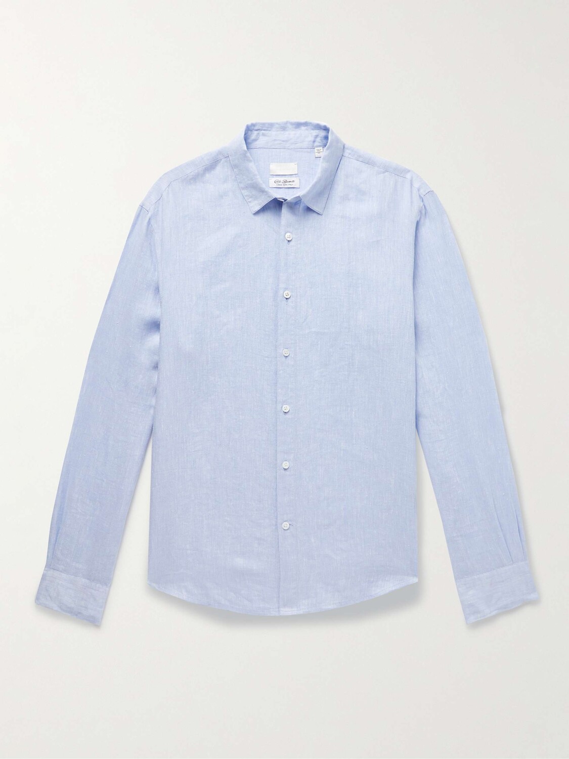

Льняная рубашка CLUB MONACO, синий
