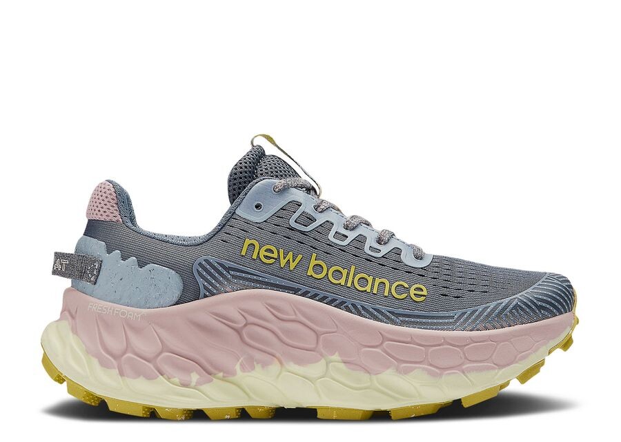 

Кроссовки New Balance Wmns Fresh Foam X More Trail V3 2E Wide 'Arctic Grey Orb Pink', серый