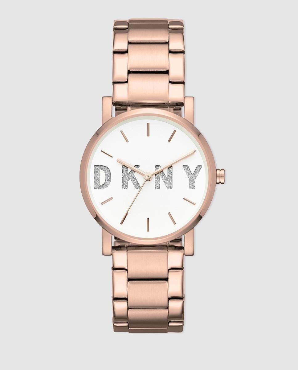 

DKNY Soho NY2654 женские часы из розовой стали DKNY, розовый
