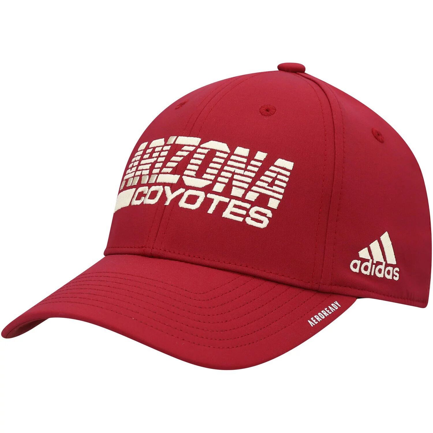 

Мужская кепка adidas Garnet Arizona Coyotes 2021 Locker Room AEROREADY Flex Hat
