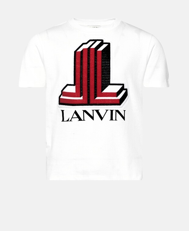 

Футболка Lanvin, шерсть белый