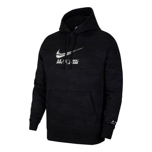 Толстовка Nike Sportswear Casual Sports Logo Alphabet Printing Black, черный цена и фото