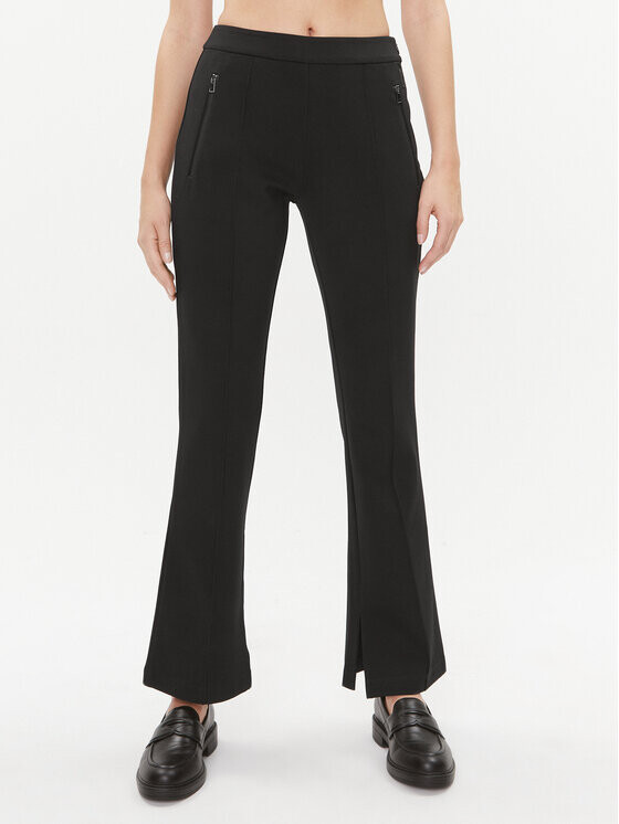 

Тканевые брюки прямого кроя Weekend Max Mara, черный