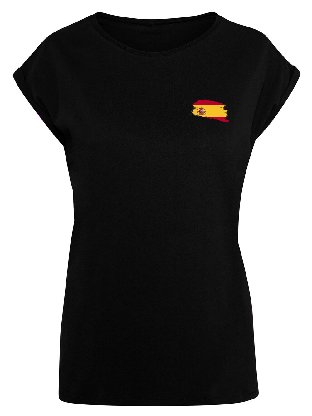 Рубашка F4Nt4Stic Spain Spanien Flagge, черный