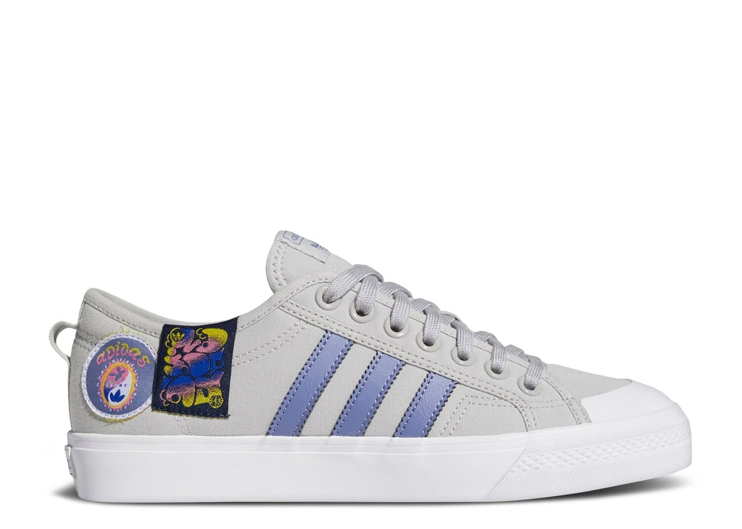 

Кроссовки adidas Nizza 'Patches', серый