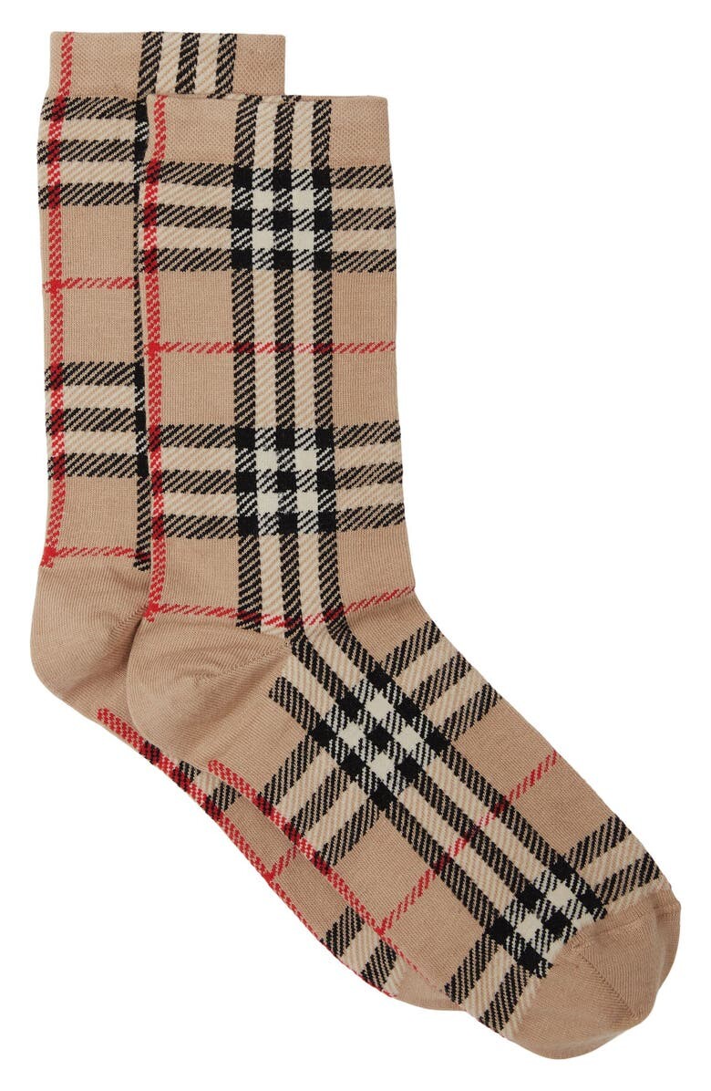 

Носки до щиколотки в клетку BURBERRY
