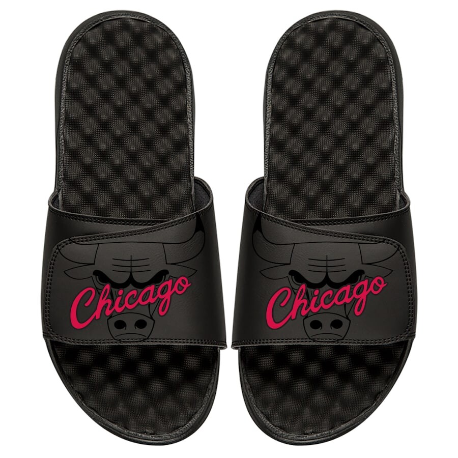 

Шлепанцы ISlide Chicago Bulls, черный