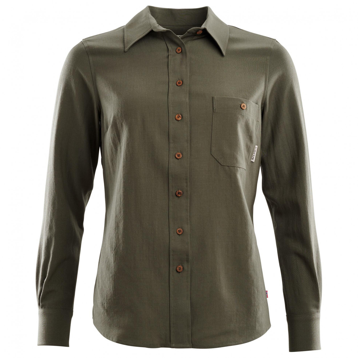 

Блузка Aclima Women's Meander Tie Front Shirt, цвет Ranger Green