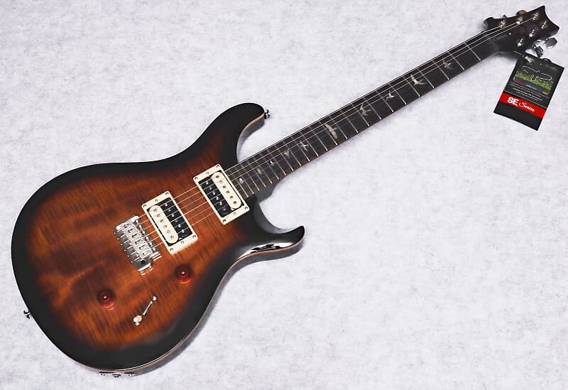

Электрогитара PRS SE Custom 24 Electric Guitar Black Gold Sunburst Finish - W/Setup & Bag