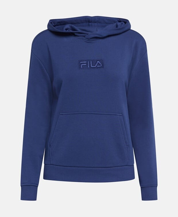 

Толстовка с капюшоном Fila, темно-синий