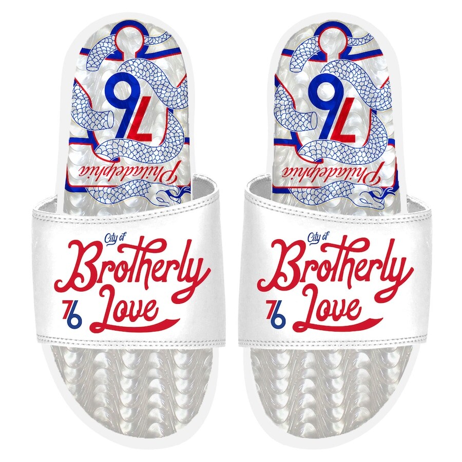 

Шлепанцы ISlide Philadelphia 76Ers, белый
