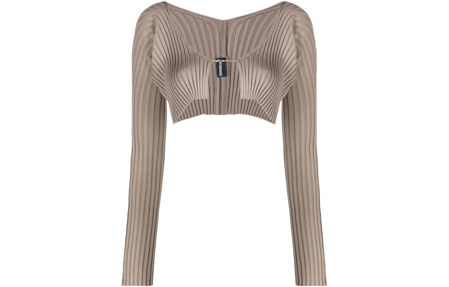 

Кардиган женский Jacquemus La Maille Pralu укороченный, коричневый