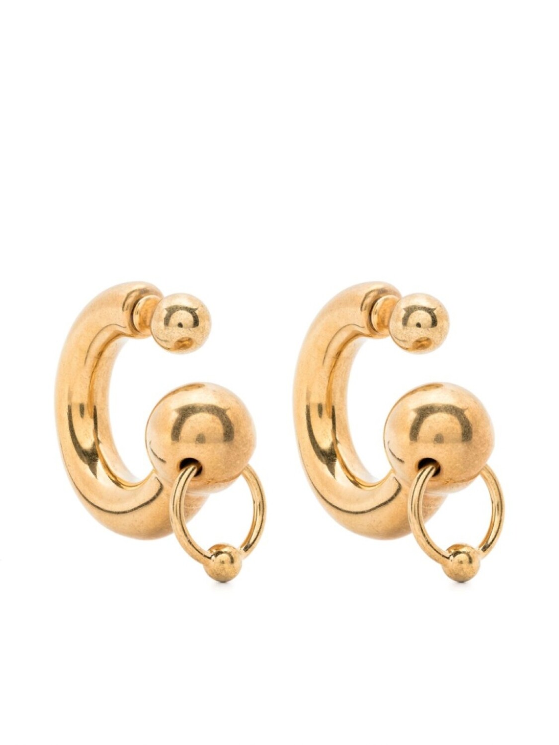 

Серьги The Ring Jean Paul Gaultier, золотой