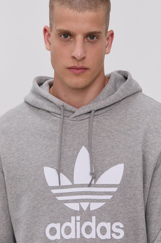 

Хлопковая толстовка adidas Originals, серый