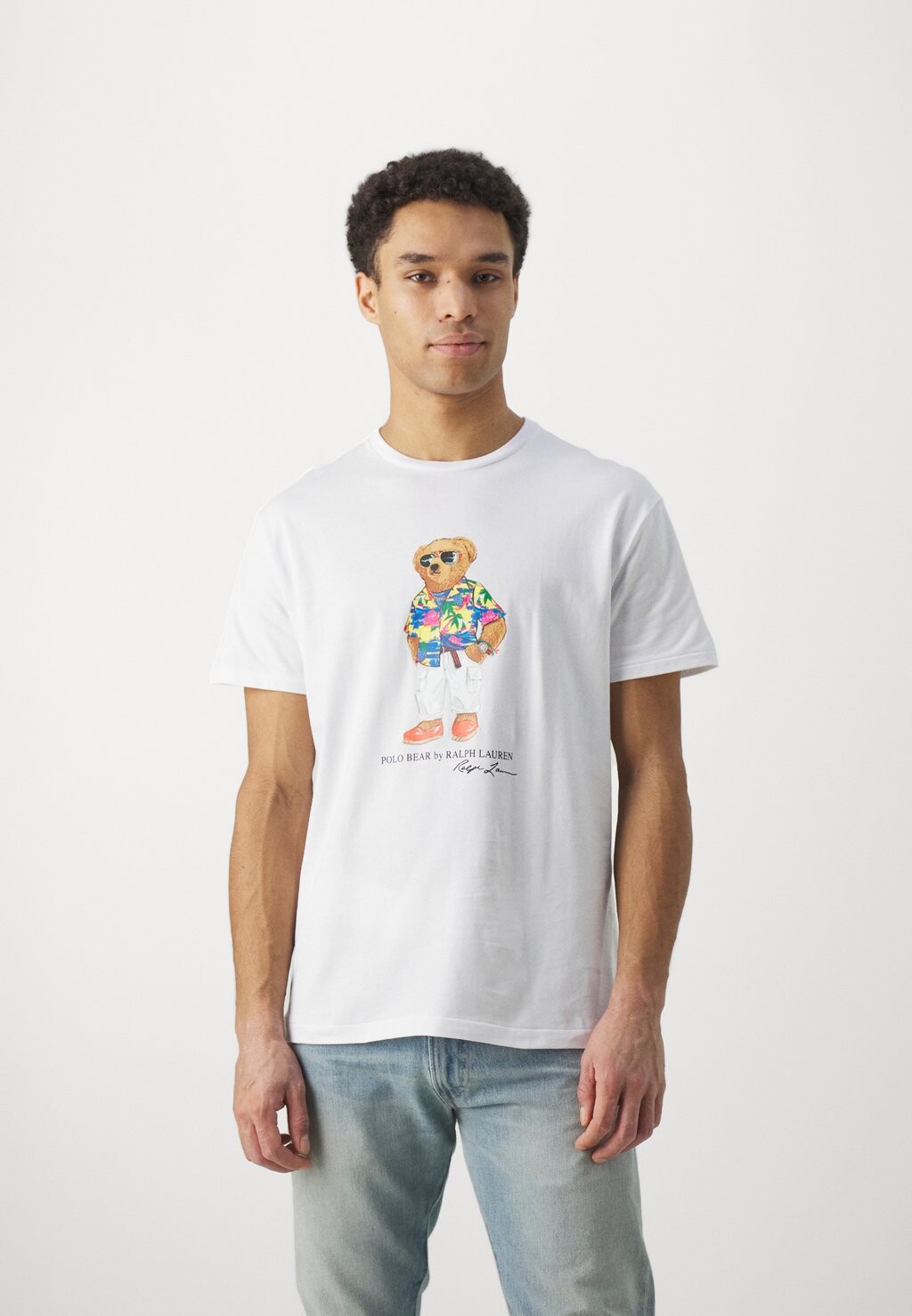 

Футболка с принтом Short Sleeve Polo Ralph Lauren, белый