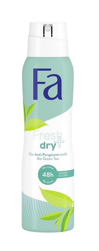 Fa Fresh & Dry Green Teaспрей дезодорант, 150 ml fa fresh