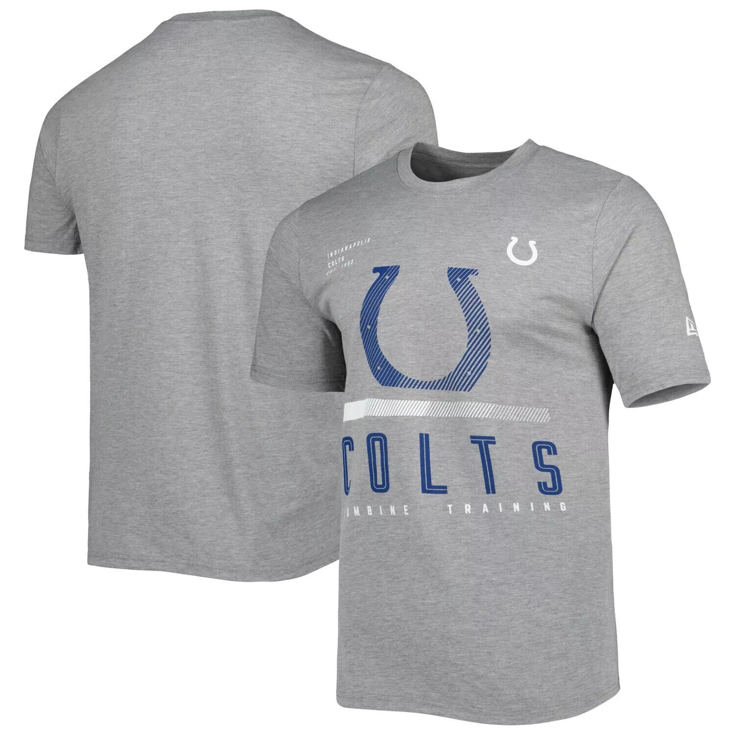 

Мужская футболка New Era Heathered Grey Indianapolis Colts Joint Authentic Red Zone