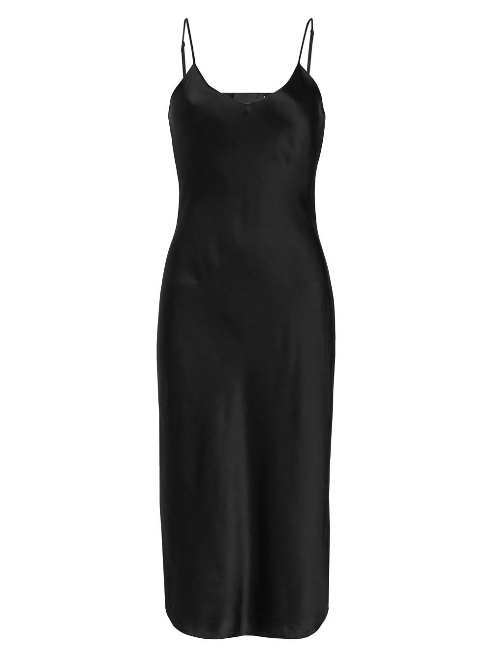 цена Шелковое платье-комбинация Nili Lotan, черный