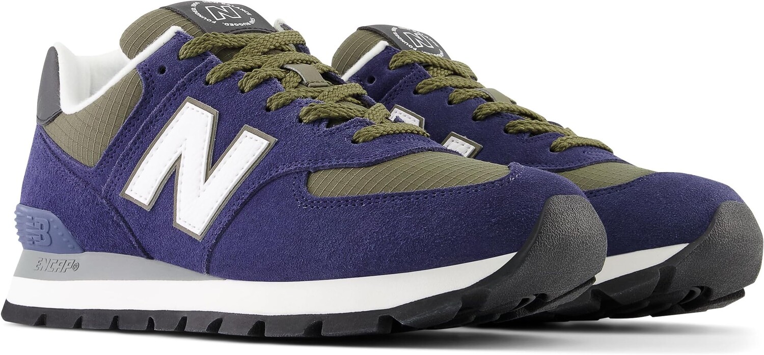 

Кроссовки 574D Rugged New Balance, цвет Navy/Green