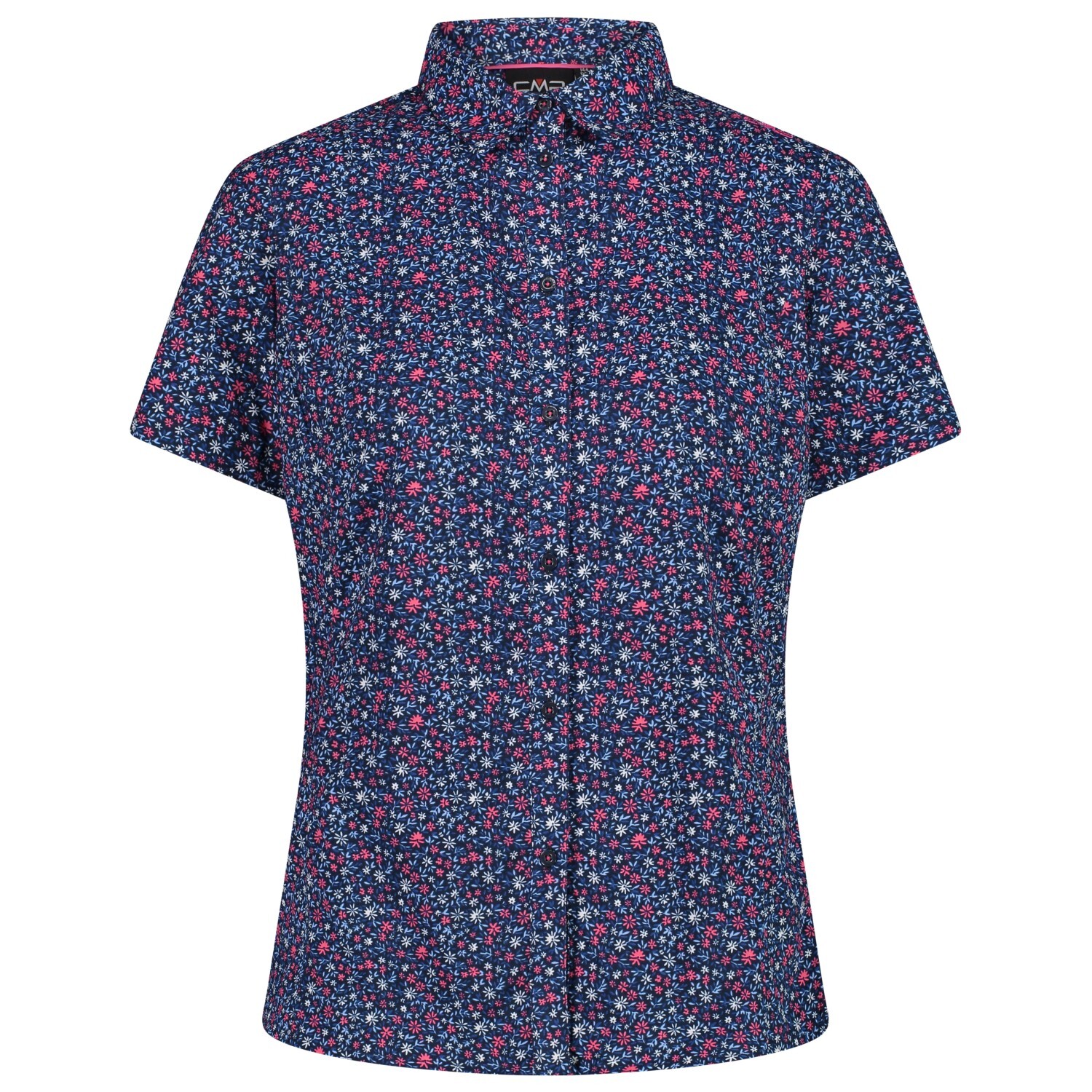 

Блузка Cmp Women's Shortsleeve Shirt with Pattern, цвет Fuxia/Provenza/Blue