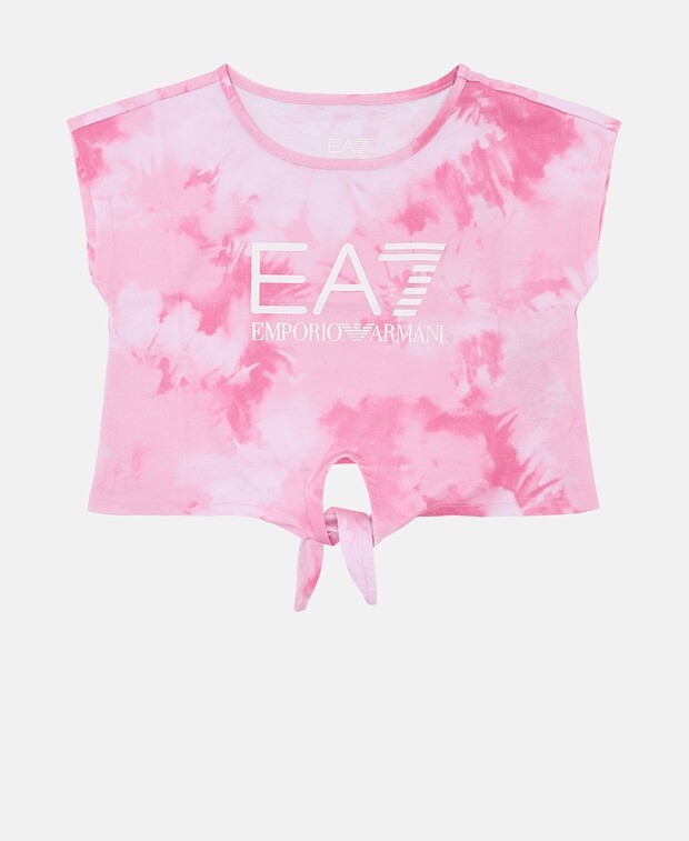 

Футболка EA7 Emporio Armani, розовый