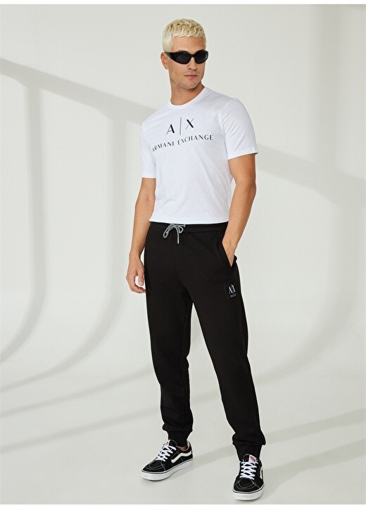 

Удобные черные мужские спортивные штаны Armani Exchange