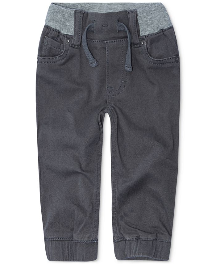 Брюки-джоггеры для маленьких мальчиков Levi's, синий брюки джоггеры из твила черный