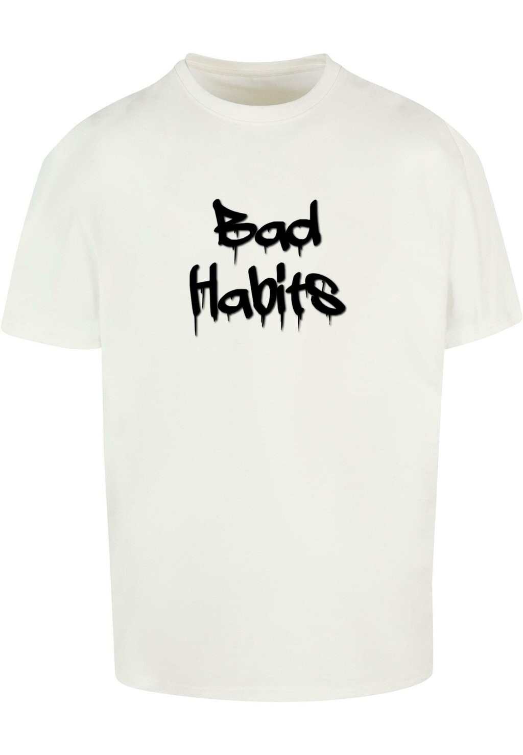 

Футболка с принтом BAD HABITS HEAVY Merchcode, цвет off white