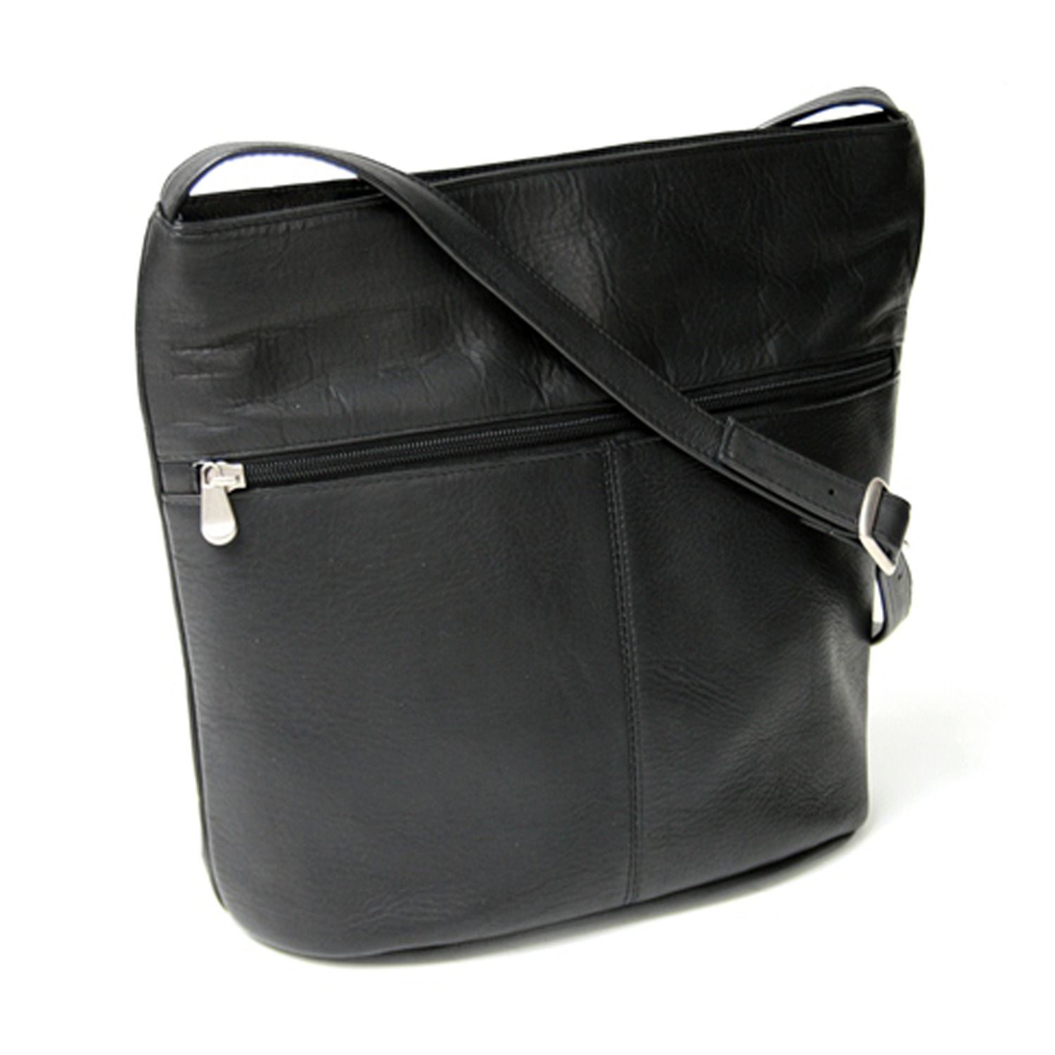 Черная кожаная сумка через плечо Royce Vaquetta Royce Leather