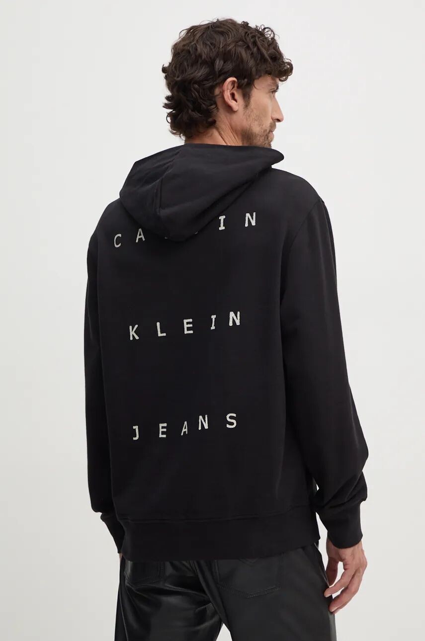 

Хлопковая толстовка Calvin Klein Jeans, черный