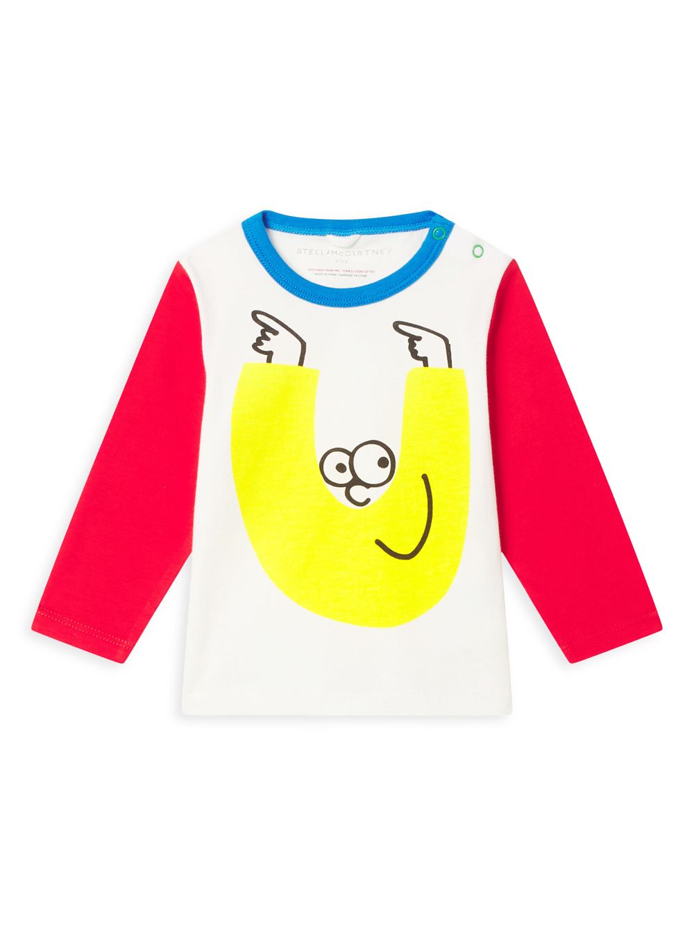 

Футболка Monster для мальчика Stella McCartney Kids, белый